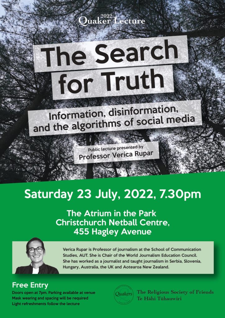 The Search for Truth—a Quaker Lecture – Anglican Life