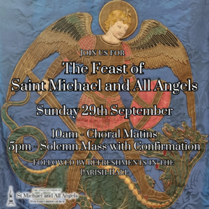 The Feast of St Michael and All Angels poster