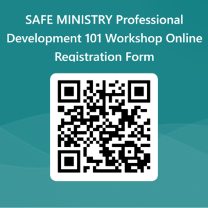 QR Code for Safe Ministry Professional Development 101 Workshop