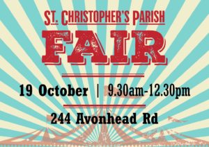 St Christopher's Fair poster