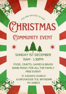 Christmas Community Event poster